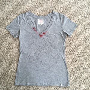 Quiksilver Surfboard V-neck Short Sleeve Shirt